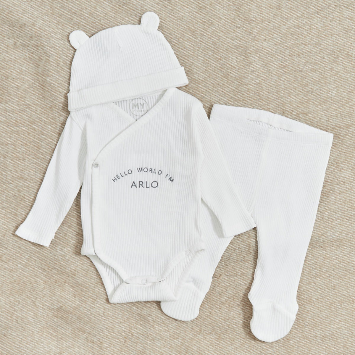 Personalised Hello World Home From The Hospital Baby Gift Set – My 1st ...