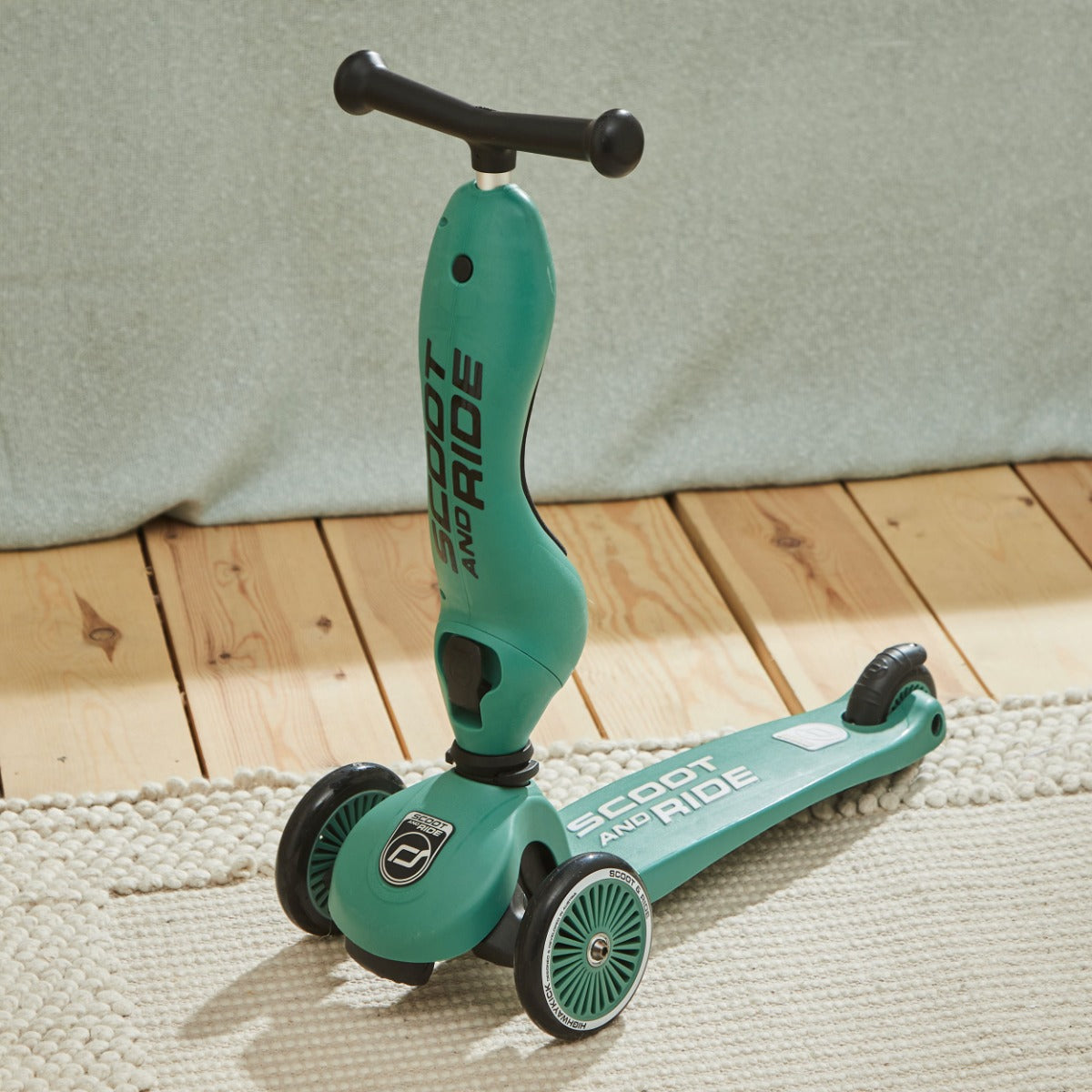 Scoot & Ride Highwaykick One – Patinete Convertible Con Asiento Y Altura Ajustable – Para Niños