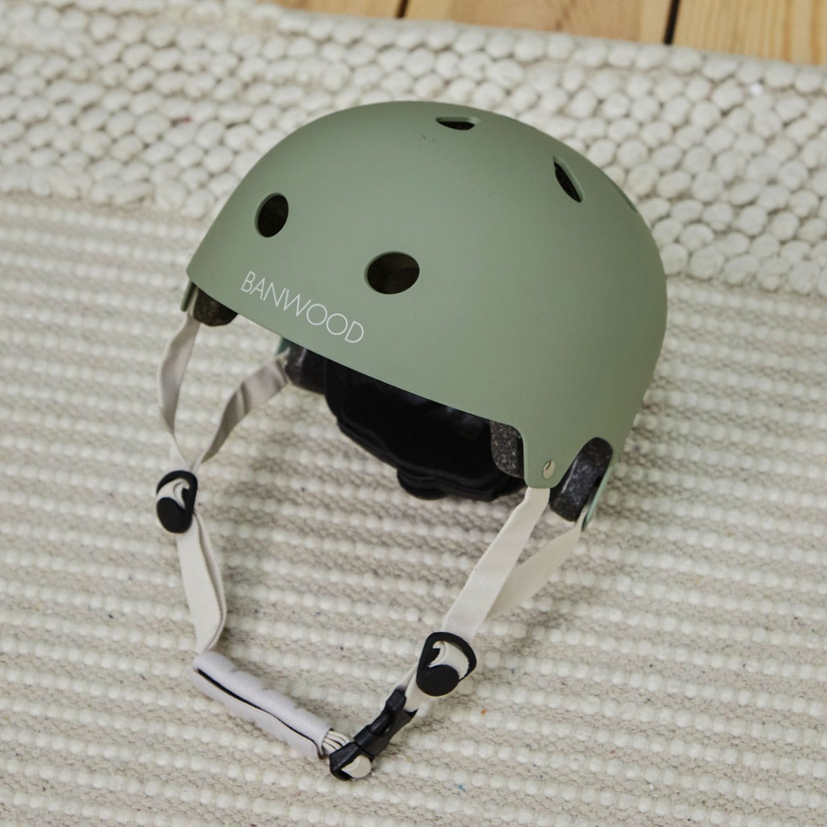 Personalised Olive Eco Banwood Helmet