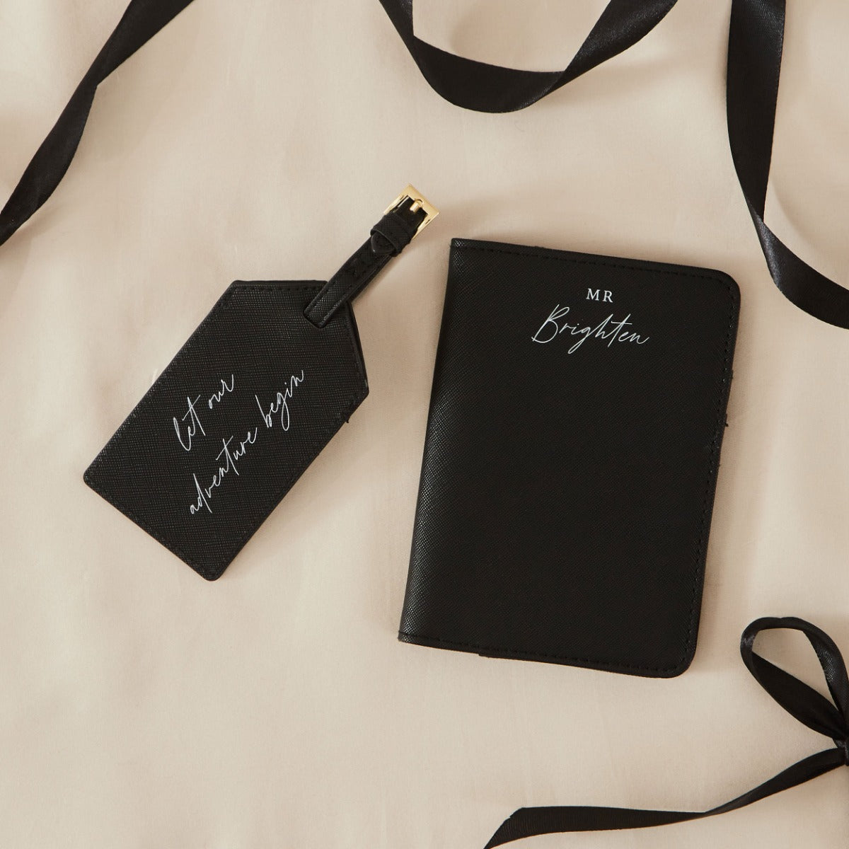 What are 5 ways to personalise travel items to reflect your wedding story?