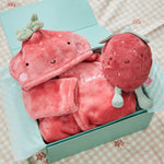Personalised Strawberry Snuggle & Cuddle Gift Set