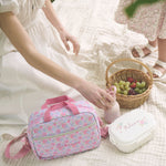 Personalised Cottage Ditsy Boxy Lunchbag
