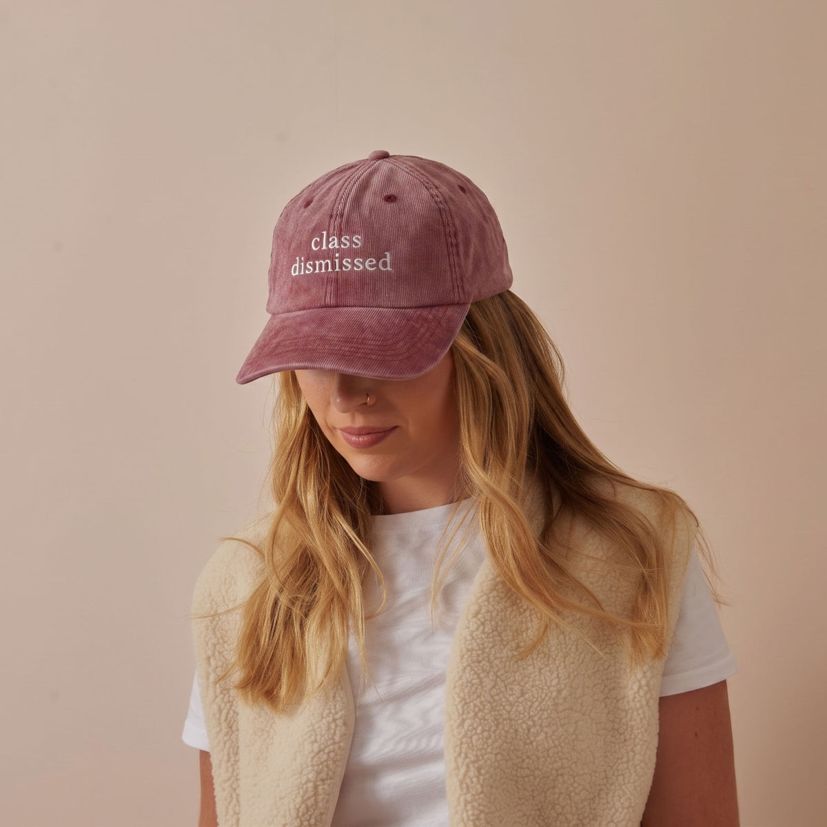 Personalised Vintage Burgundy Adult Cap