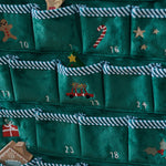 Personalised Fabric Christmas Tree Hanging Advent Calendar