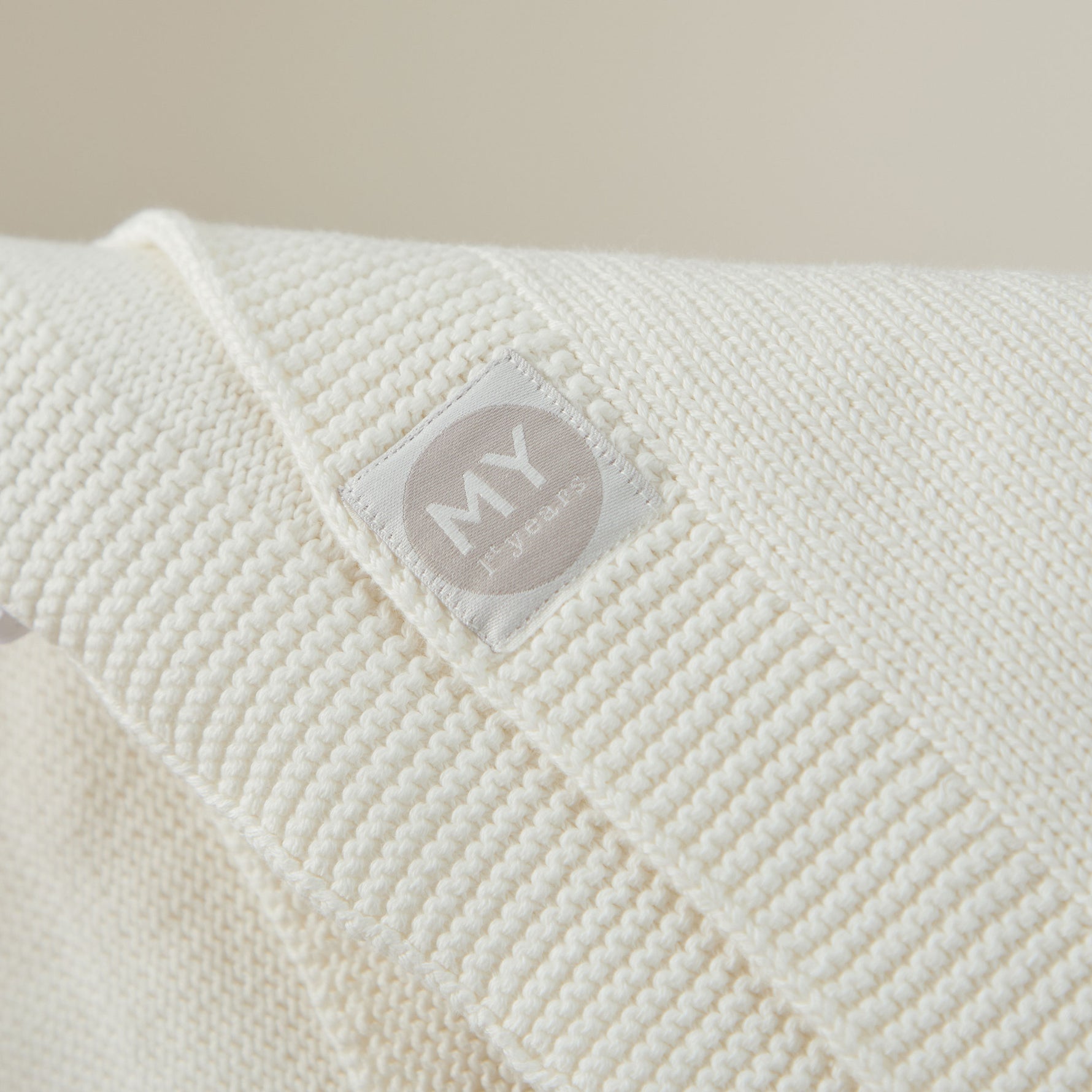 Personalised Flopsy™ Bunny Cross Stitch Ivory Shawl