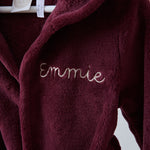 Personalised Mulberry Pie Fleece Robe