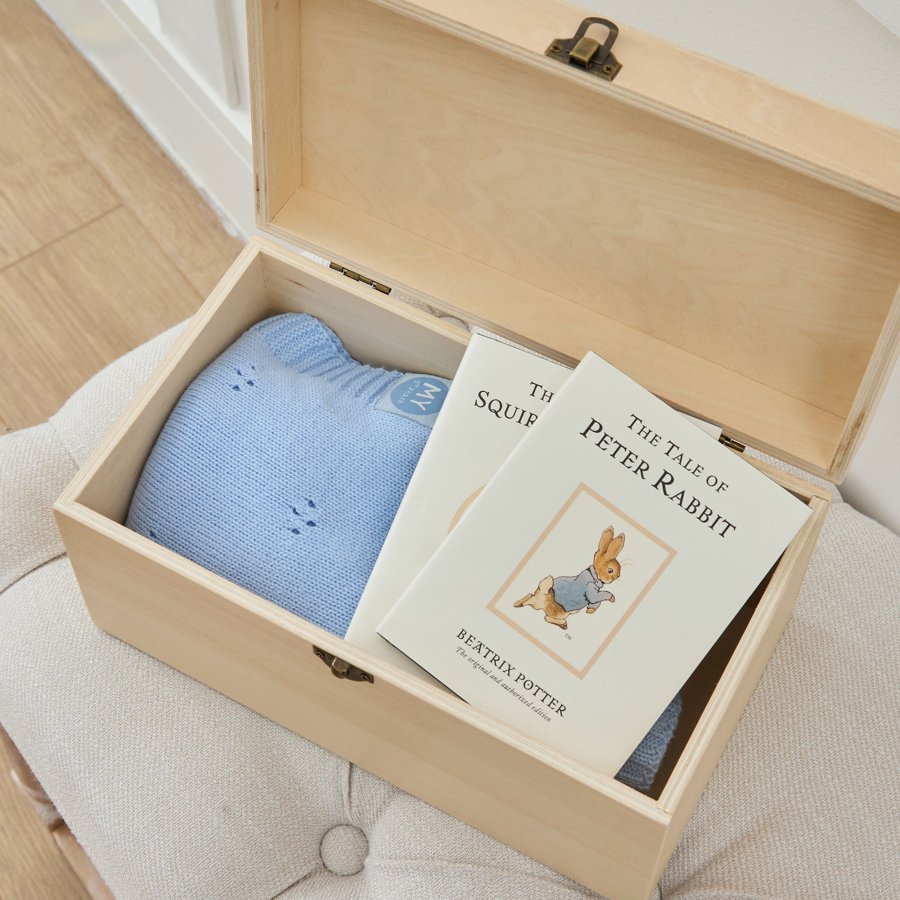Personalised Peter Rabbit & Friends™ Wooden Keepsake Box FSC®
