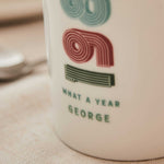Personalised Retro Birthday Tall Mug by Made Yours