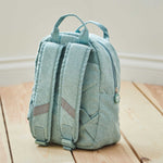 Personalised Letter Patch Sage Mini Cord Backpack
