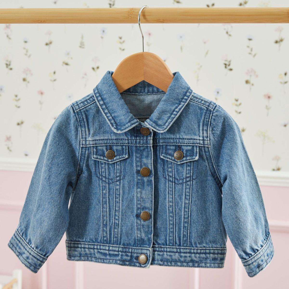Personalised Blue Children's Denim Jacket