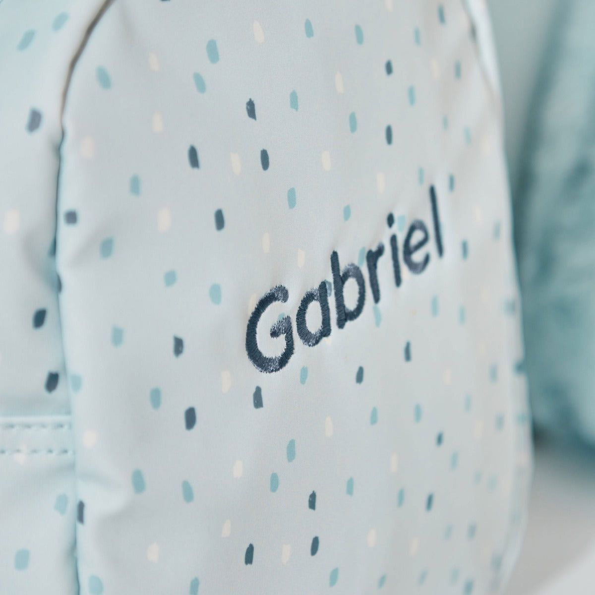 Personalised Blue Spot Tiny Backpack