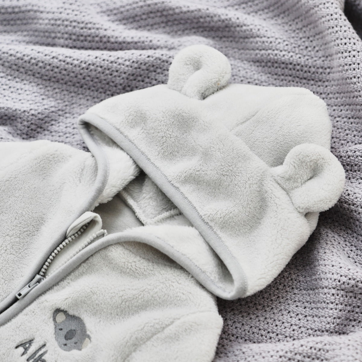 Personalised Koala Design Grey Fleece Onesie