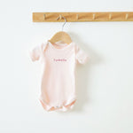 Personalised Pink Bodysuit