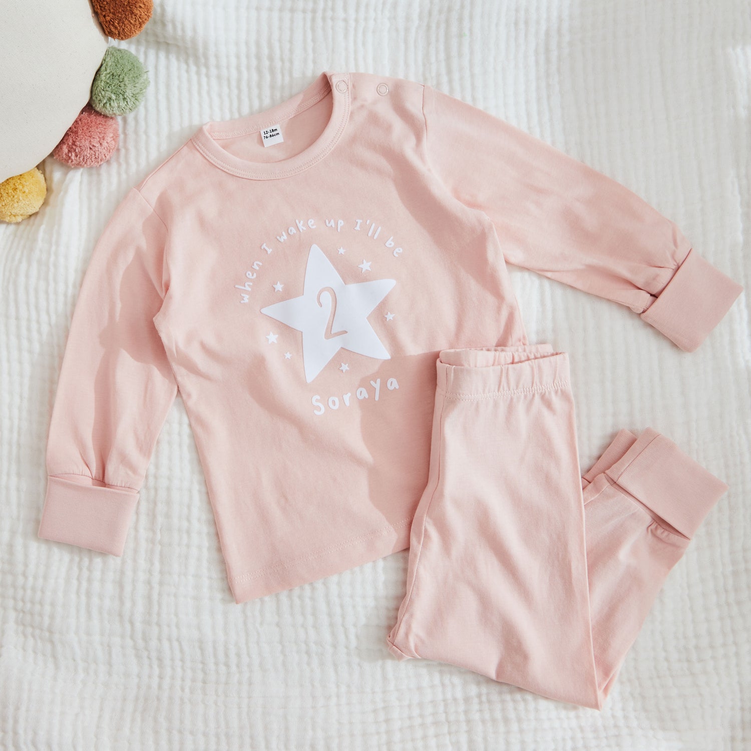 Personalised When I Wake Up I’ll Be Pink Pyjamas