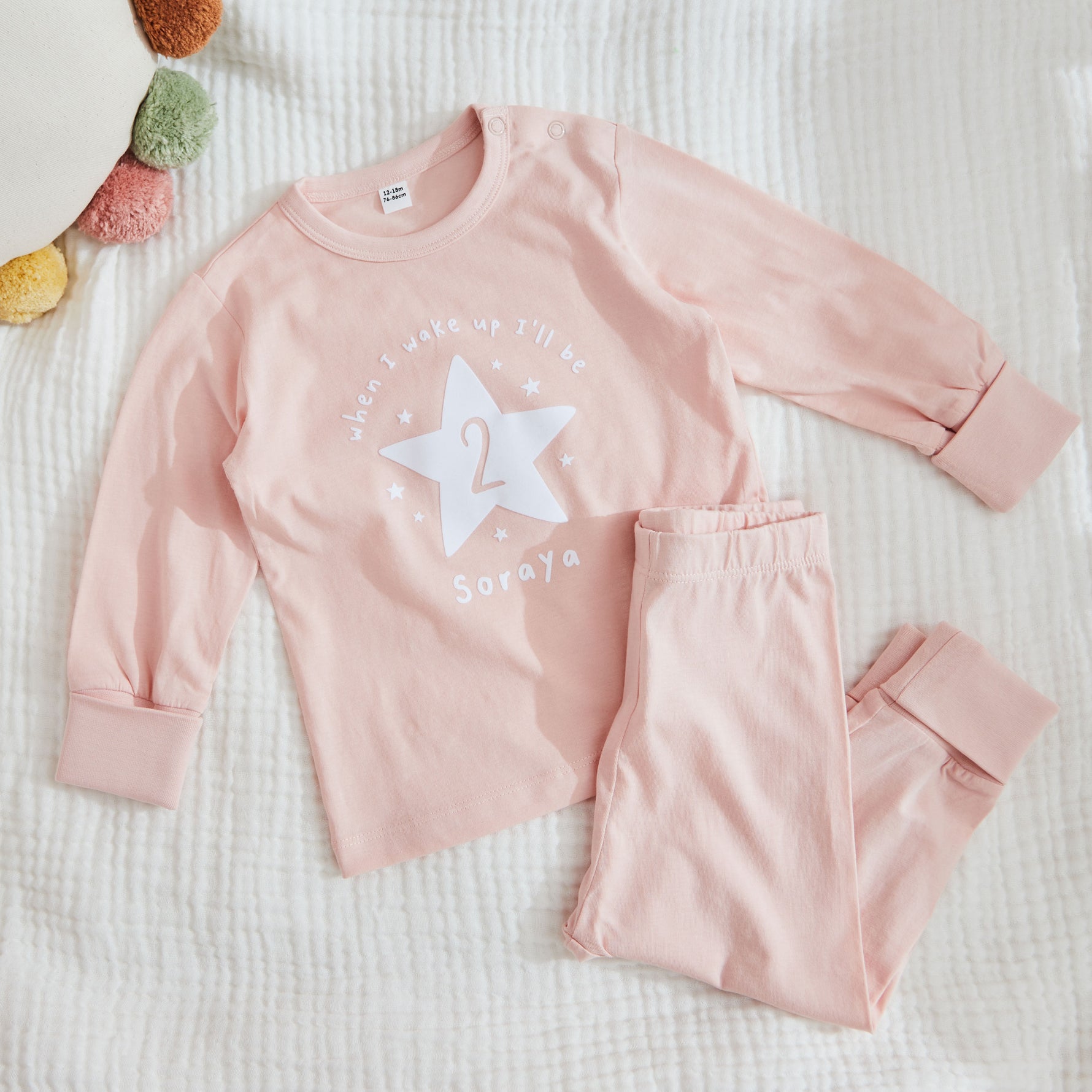 Personalised When I Wake Up I’ll Be Pink Pyjamas