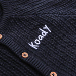 Personalised Kids’ Navy Knitted Cardigan by Name It