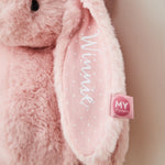 Personalised Plush Bunny Mini Backpack