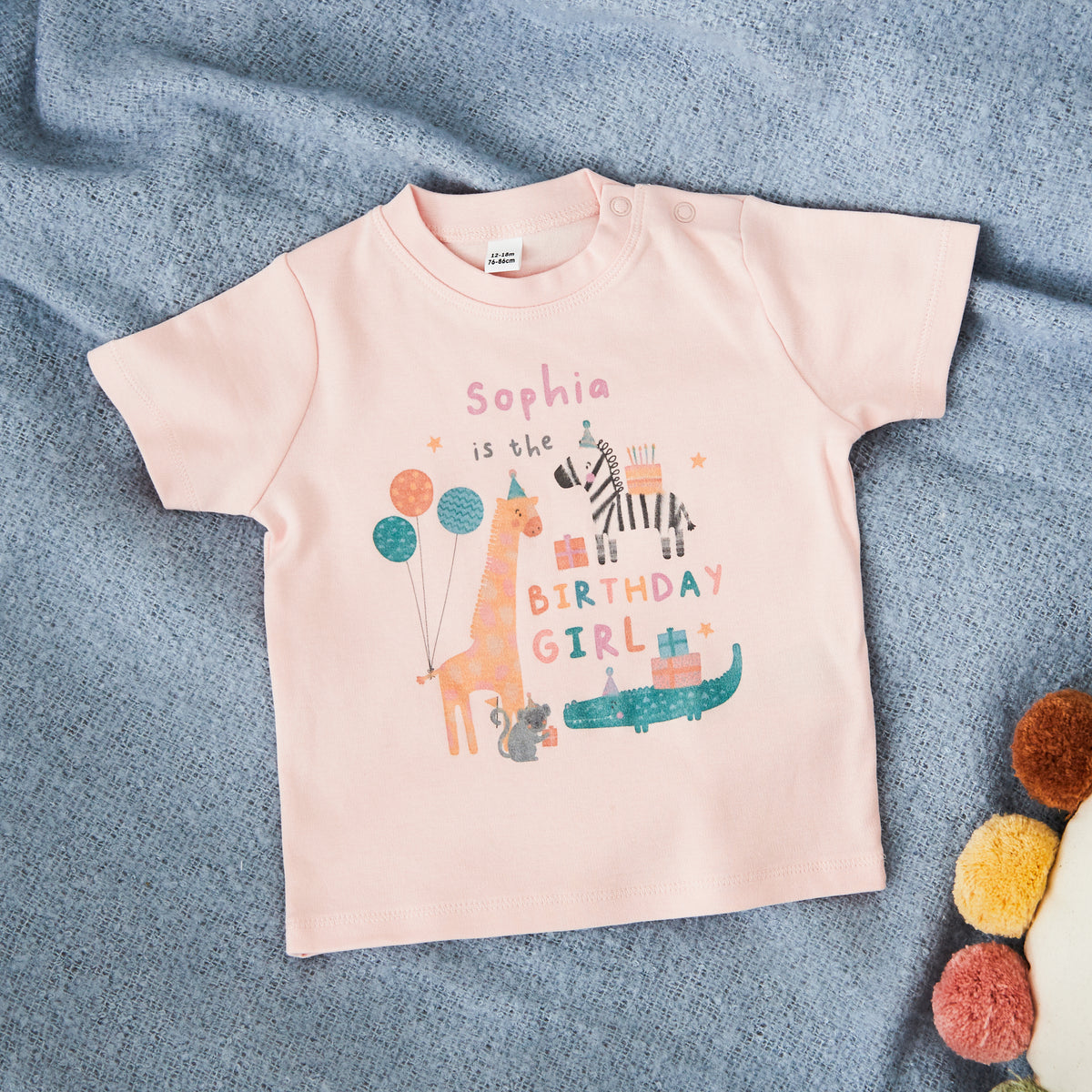 Personalised Safari Birthday T Shirt