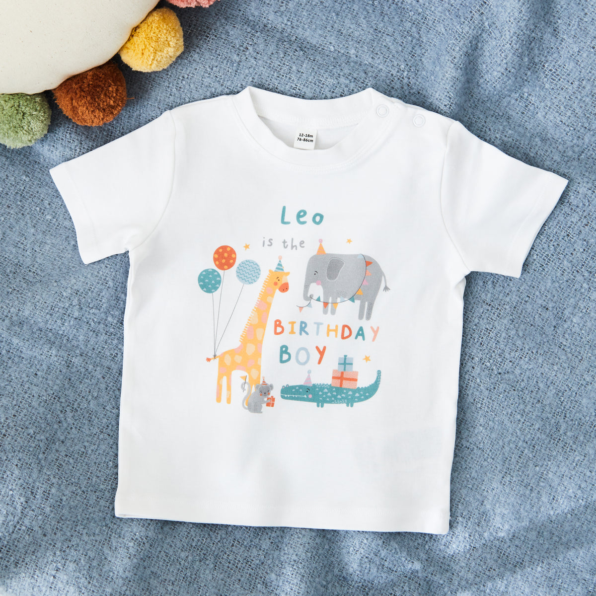Personalised Safari Birthday T Shirt