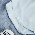 Personalised Blue Star Baby Bodysuit