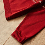 Personalised Red Fairisle Christmas Jumper