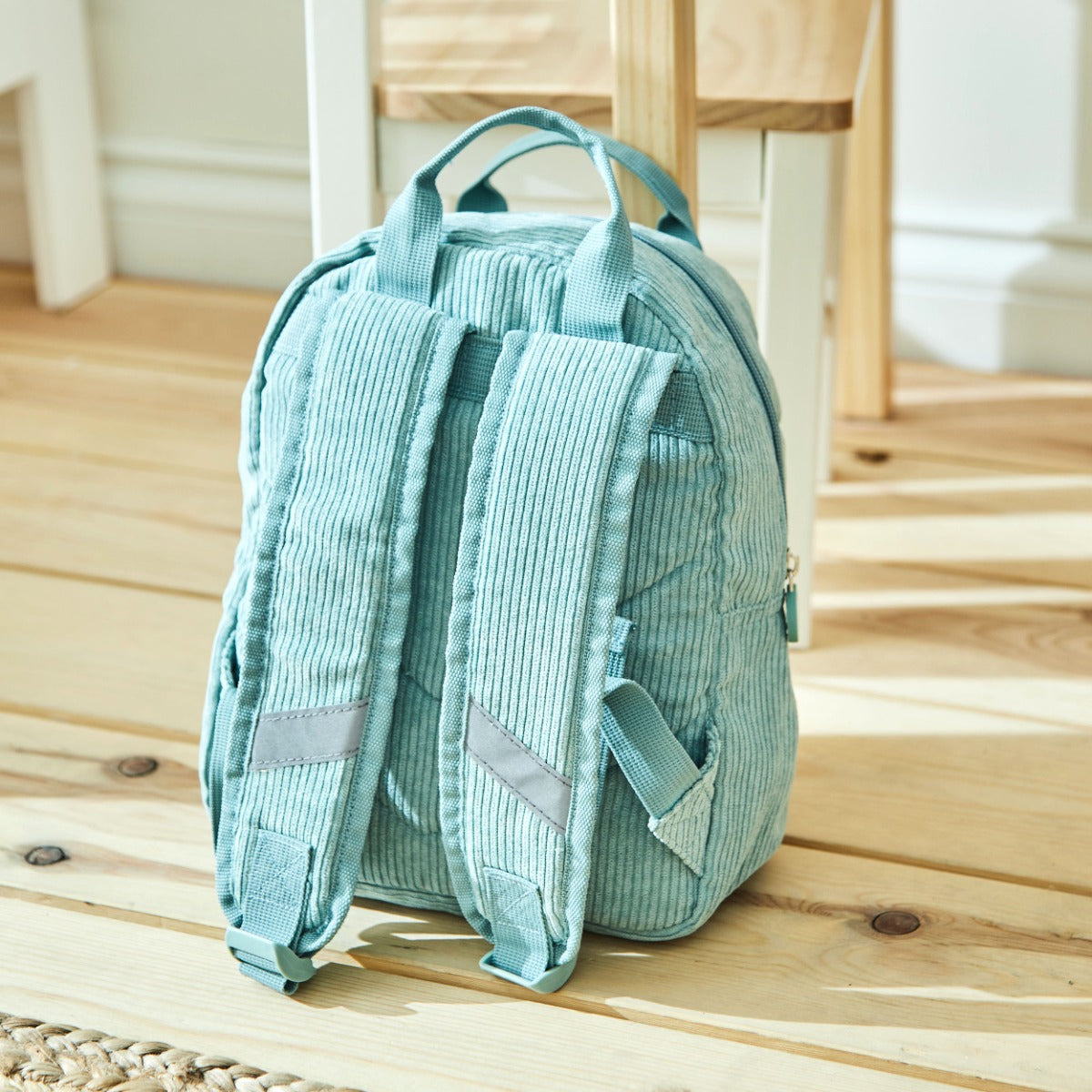 Personalised Transport Sage Mini Cord Backpack – My 1st Years