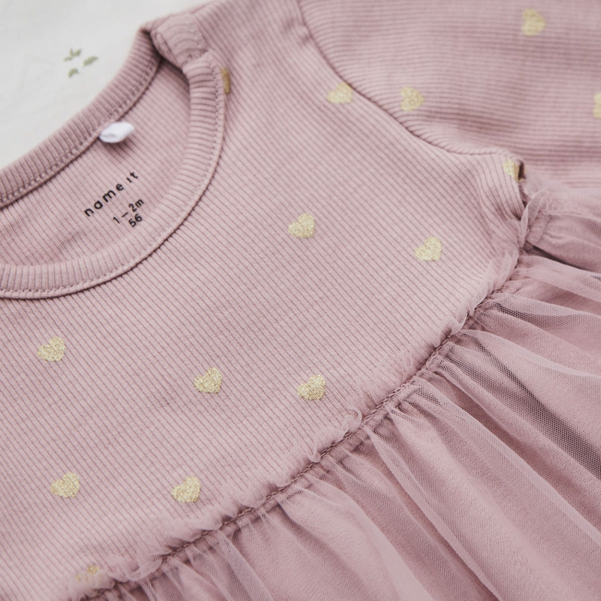 Personalised Mauve Tulle Dress by Name It