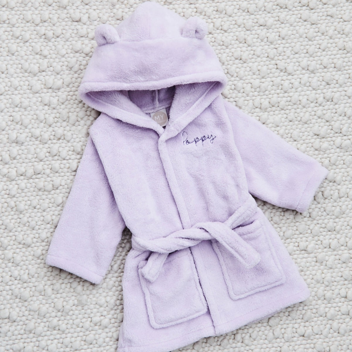 Personalised Lush Fleece Robe Ears