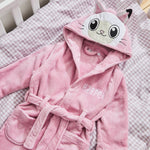 Personalised Gabby's Dollhouse Cat Pink Robe 