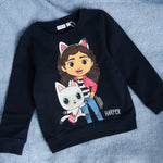 Name It Personalised Gabby’s Dollhouse Dark Navy Sweatshirt