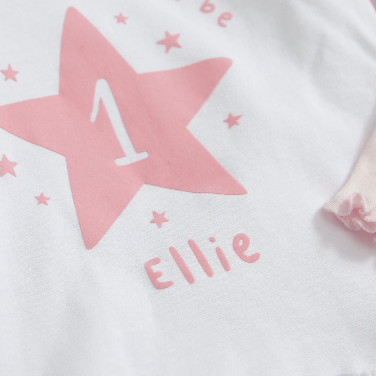 Personalised 'When I Wake Up I'll Be' Pink Pyjamas