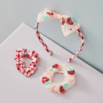 Personalised Strawberry Hair Accessories Gift Set