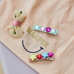 Personalised Heart and Star Hair Gift Set