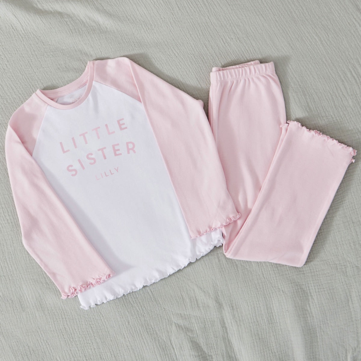 Personalised 'Little Sister' Pyjamas