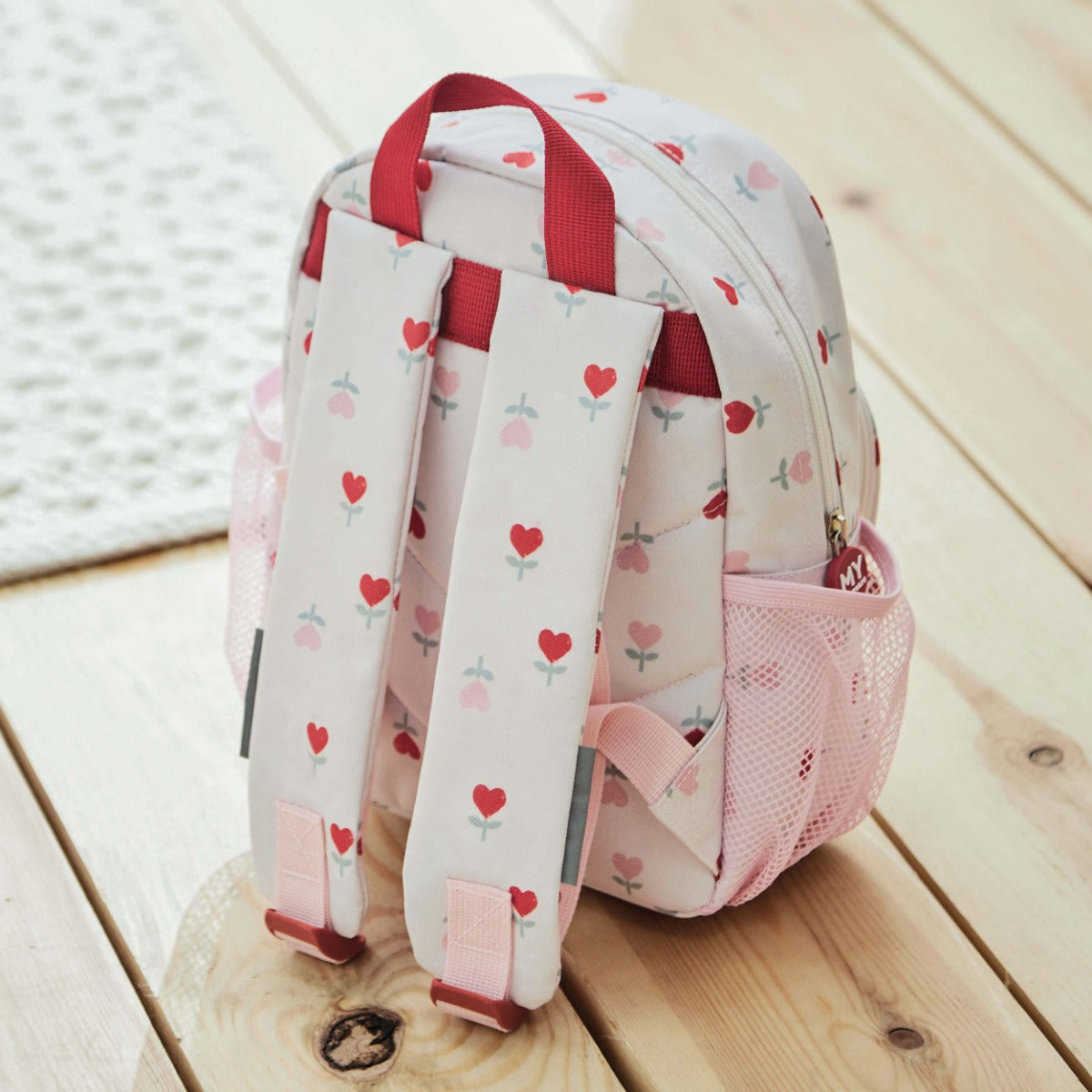 Personalised Heart Pattern Mini Backpack