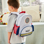 Personalised Grey Rocket Mini Backpack