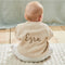 Personalised Oatmeal Knitted Cardigan