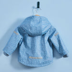 Personalised Blue Spot PU Rain Mac 