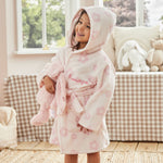 Personalised Flower Fleece Robe 