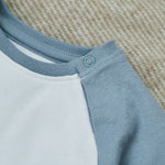 Personalised Blue Jersey Pyjamas 