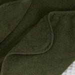 Personalised Spruce Green Curved Hooded Towel