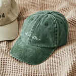 Personalised Out Of Office Cap in Forest Green by Made Yours