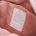 Personalised Pink Star Quilted Medium Backpack
