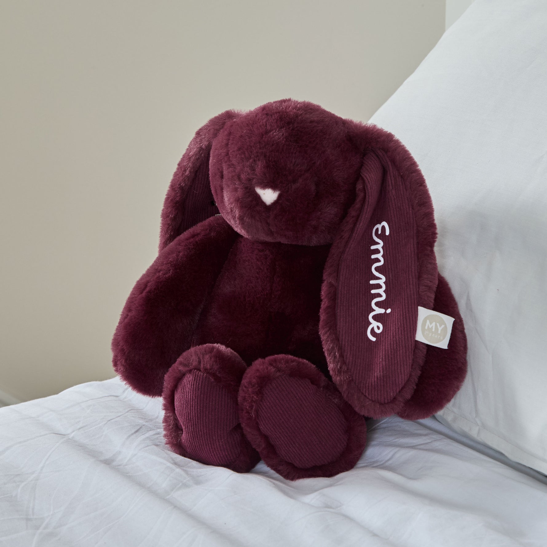 Personalised Mulberry Pie Bunny Soft Toy - Embroidered