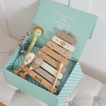 Personalised Neutral Safari Music Gift Set
