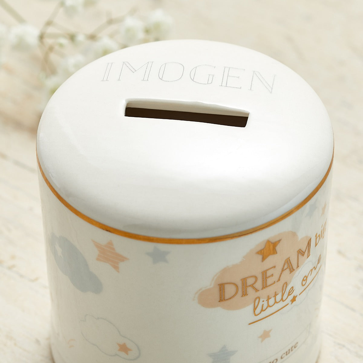 Personalised Disney Dumbo Ceramic Money Box  Personalisation