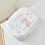 Personalised White Bunny Lunchbox