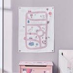 Personalised On The Move Large Pink Grey Wall Hanging