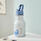 Personalised Grey Dinosaur 350ml Water Bottle