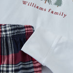 Personalised Womens Family Christmas Pyjama Set